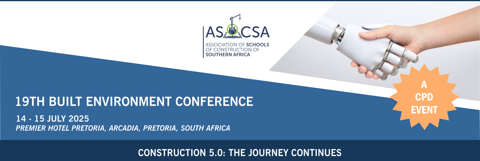 ASOCSA 19th Built Environment Conference 2025