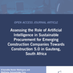 ASOCSA Papers | Artificial Intelligence, Sustainable Procurement, Emerging Construction Companies, Construction 5.0, Gauteng, South Africa