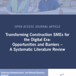 ASOCSA Papers | Transforming Construction SMEs for the Digital Era: Opportunities and Barriers – A Systematic Literature Review