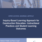 ASOCSA | 2025 Papers | Inquiry-Based Learning Approach for Construction Education: Instructional Practices and Student Learning Outcomes
