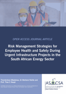 ASOCSA Papers | 2025 | Risk Management Strategies for Employee Health and Safety During Urgent Infrastructure Projects in the South African Energy Sector